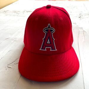 Men's New Era On FIeld Original ANGELS Size 7 1/4